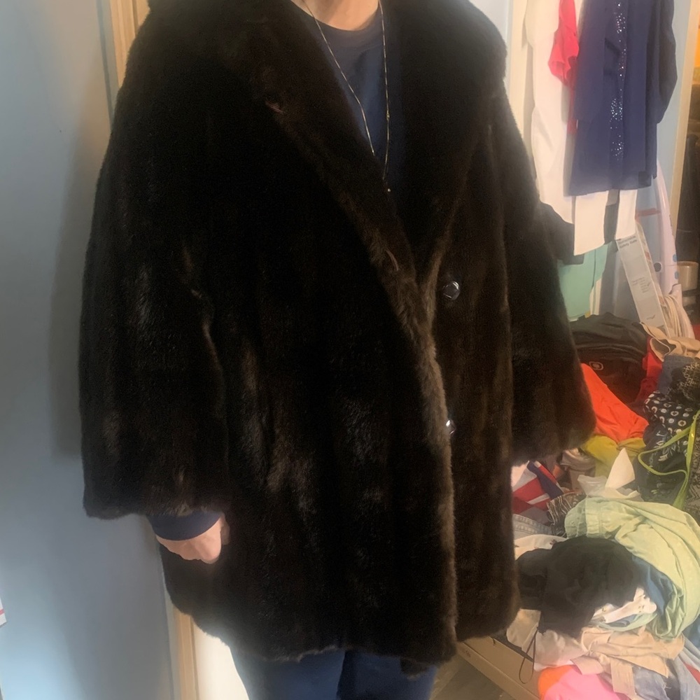 Luxurious Dark Brown Teddy Jacket